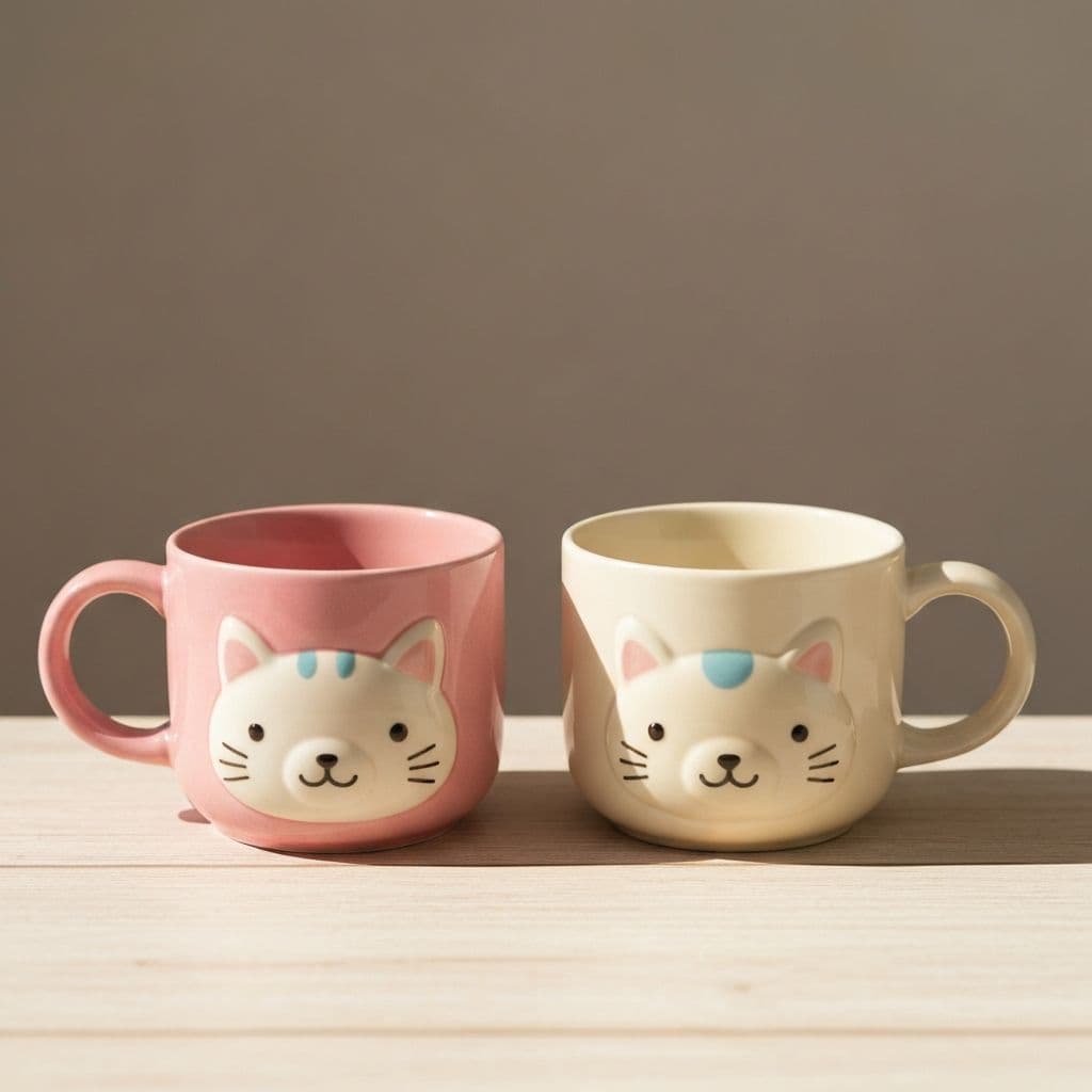 Chibi Animal Mug Set